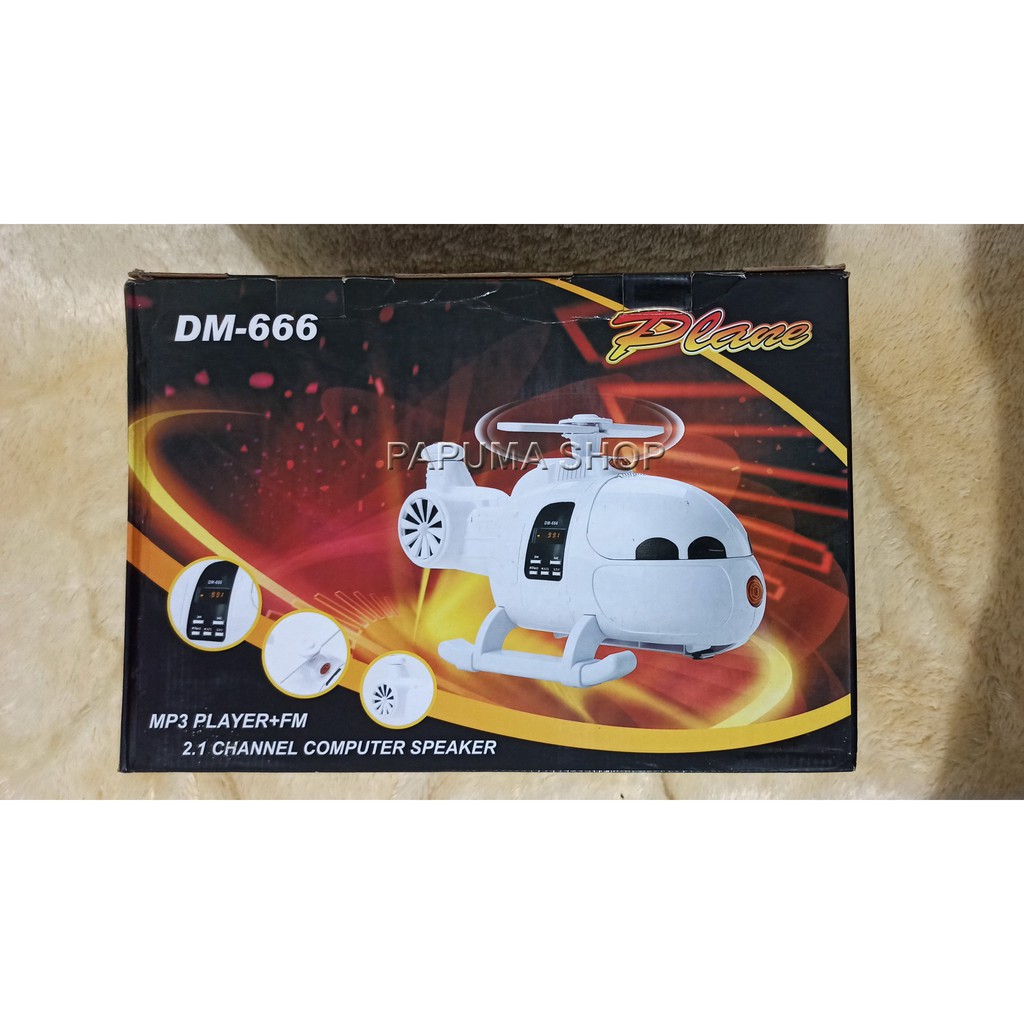 SPEAKER MODEL HELIKOPTER BISA FLASHDISK