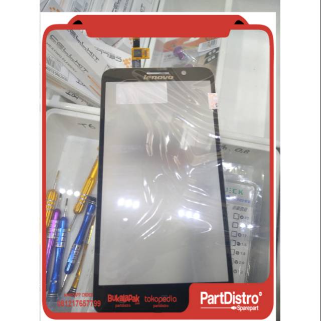 TS LENOVO A850+ BLACK WHITE