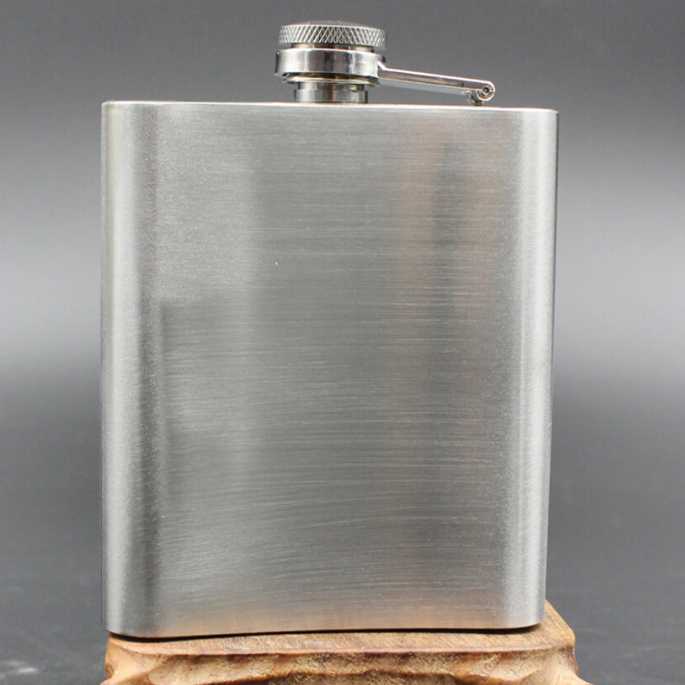 (100% BARANG ORI) Stainless Steel Hip Flask 7 Oz