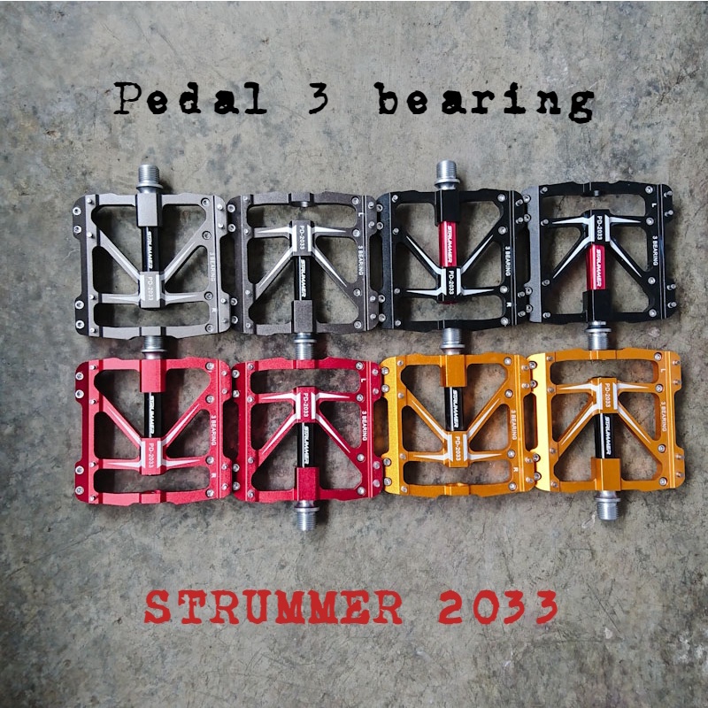 Pedal Sepeda MTB Strummer 2033 3 Bearing
