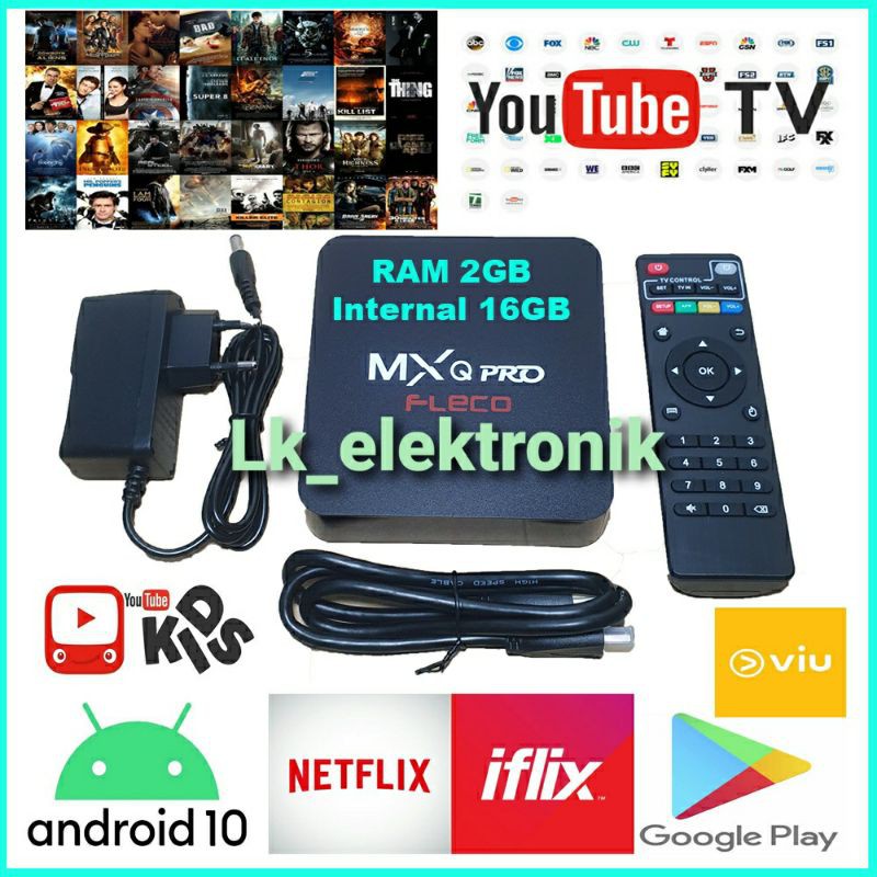 Android Tv Box Mxq Pro Ram 2 16 Root Full Aplikasi Tv Plug And Play Smart Tv Box Shopee Indonesia