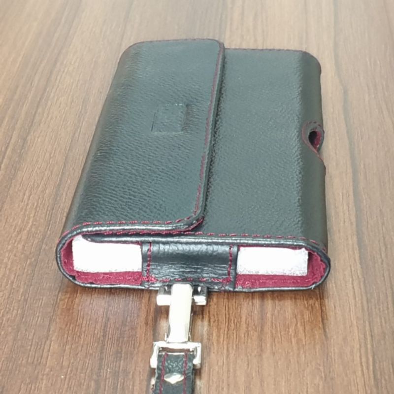 Dompet hp kulit asli samsung iphone oppo vivo xiaomi