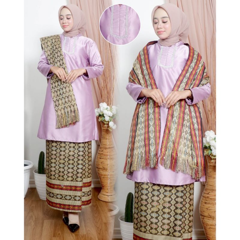 Produk original setelan kebaya maharani//kebaya velvet//kebaya tunik//kebaya besan