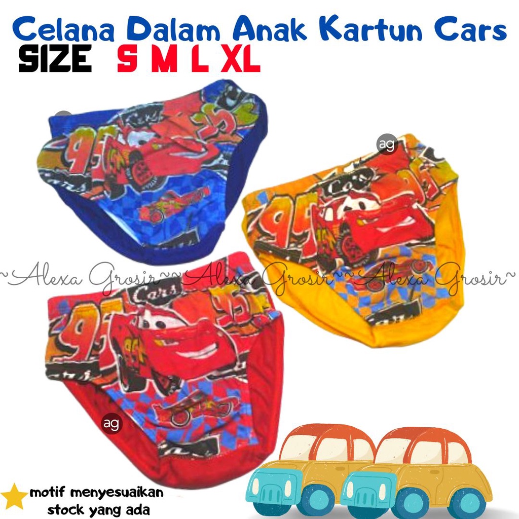 Celana dalam anak 1 Tahun Size S M L XL  BonBon karakter/ cd anak laki-laki /celana dalam anak murah cowok