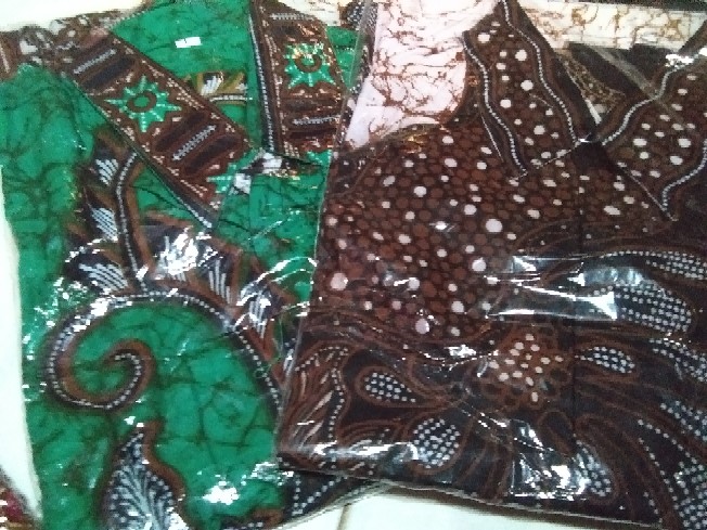 Bswbatik Hrb026 Kenongo Hem Pendek Padi Pekalongan M L Xl Batik Pria Murah Modern Grosir