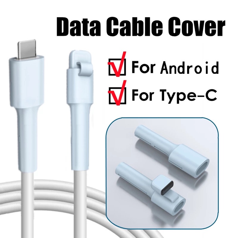 1set Debu-Bukti Lembab Antioksidan Tembus Jalur Data Antarmuka USB Penutup Pelindung Silica Gel Kabel Data Case Pelindung