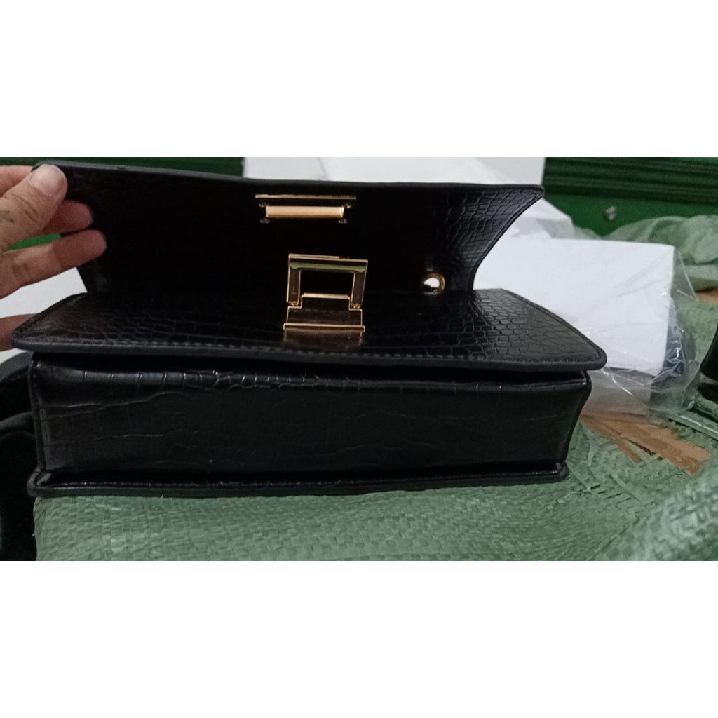 TAS WANITA SELEMPANG SHOULDER BAG CK CROCO WOMEN#75852