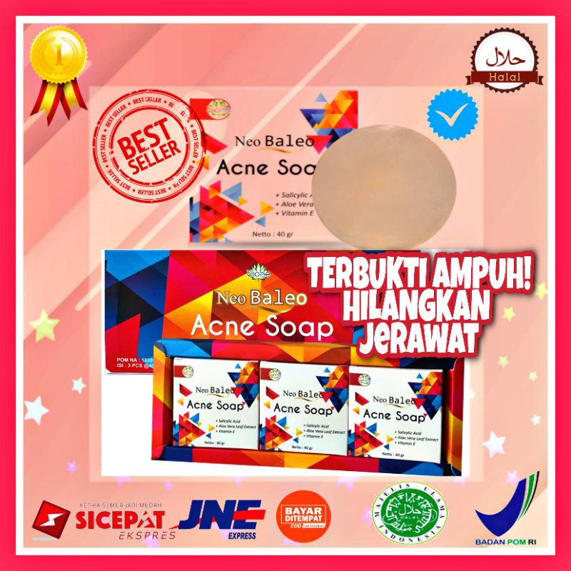 ORIGINAL ACNE SOAP NEO BALEO TEBUKTI AMPUH HILANGKAN JERAWAT