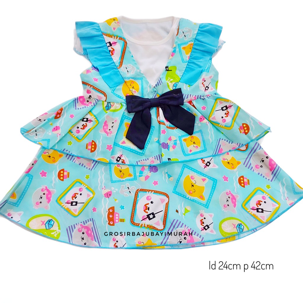 dress baju bayi katun PITA