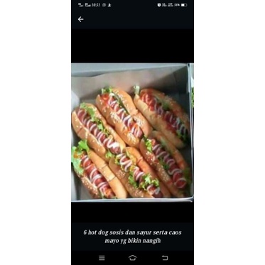 

paket 6 hot dog