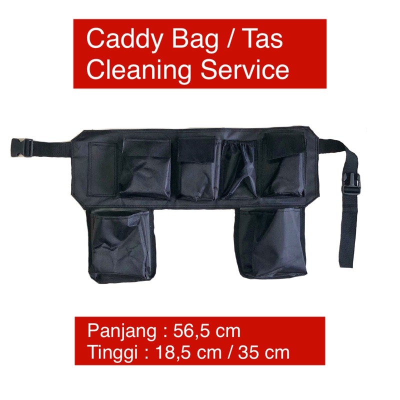 Caddy Bag / Tas Cleaning Service / Tas Pinggang Peralatan Kebersihan