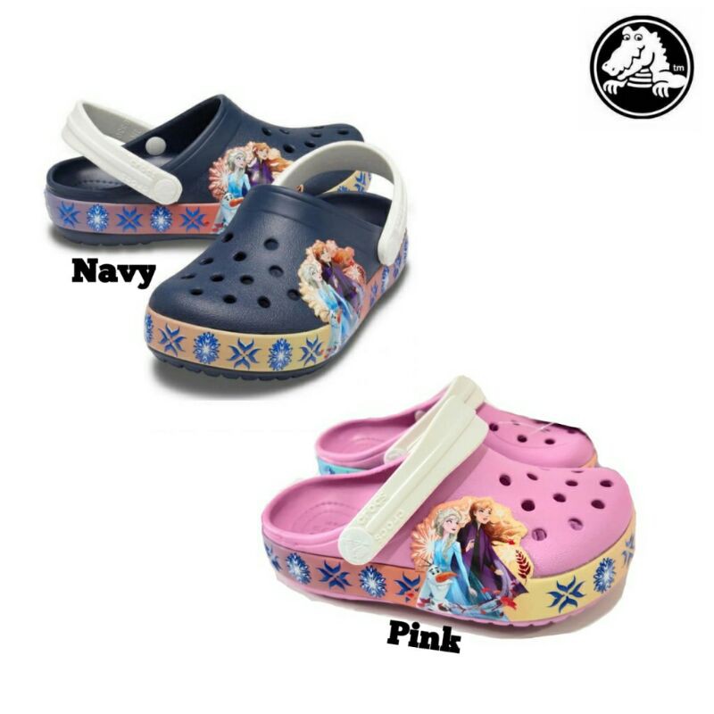 SANDAL ANAK CROCS FUN LAB FROZEN ELSA CLOG