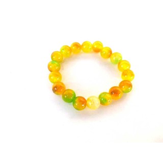  Gelang  Kesehatan Yellow Jade Giok  Natural Kuning Corak 