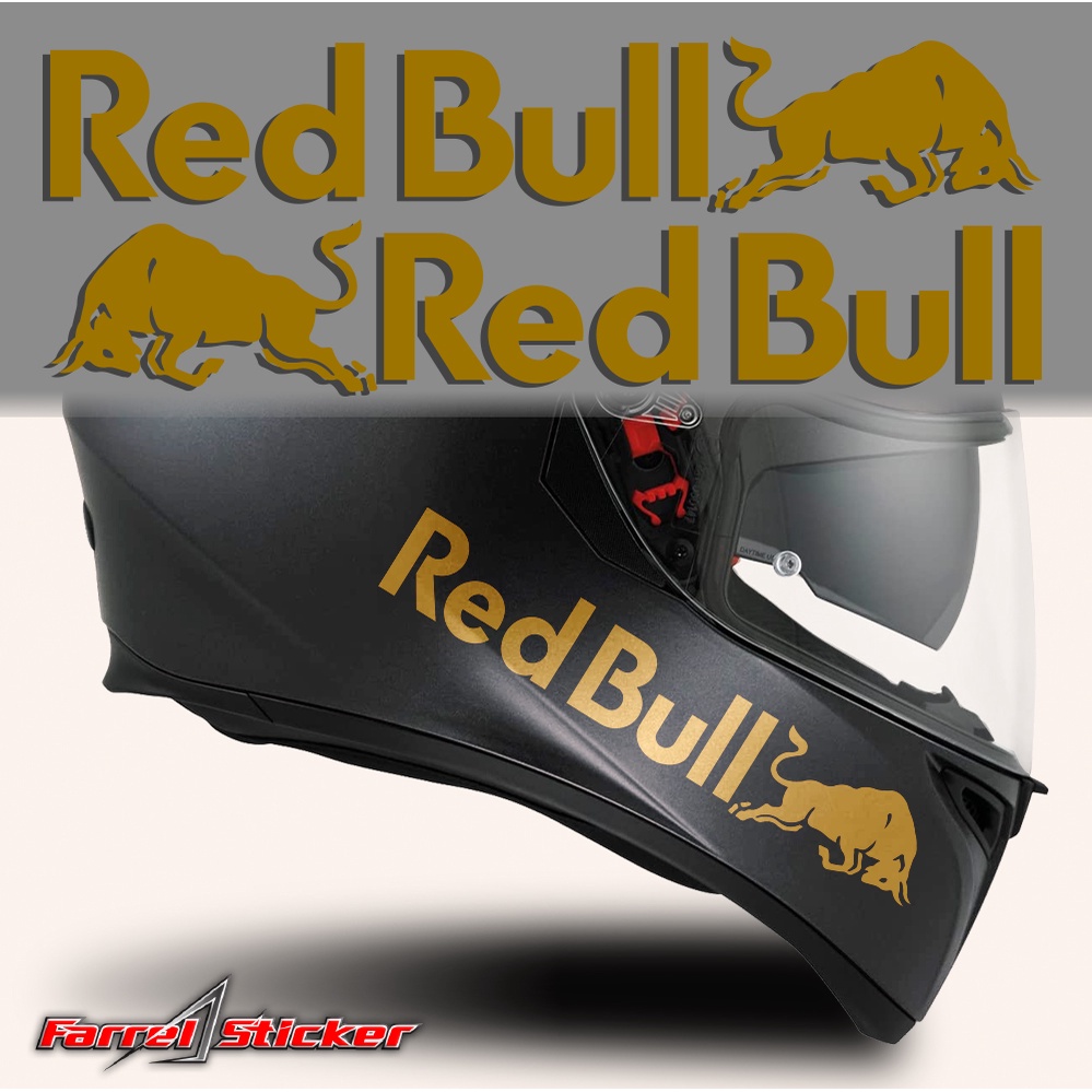 stiker red bull sticker REDBULL kanan kiri