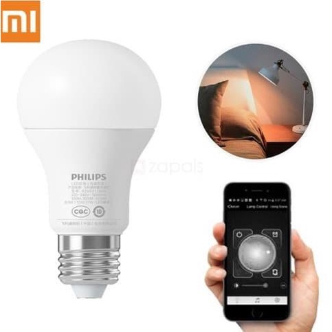 ] Lampu Bohlam Xiaomi Philips Smart LED Bohlam wifi remote E27 fitting