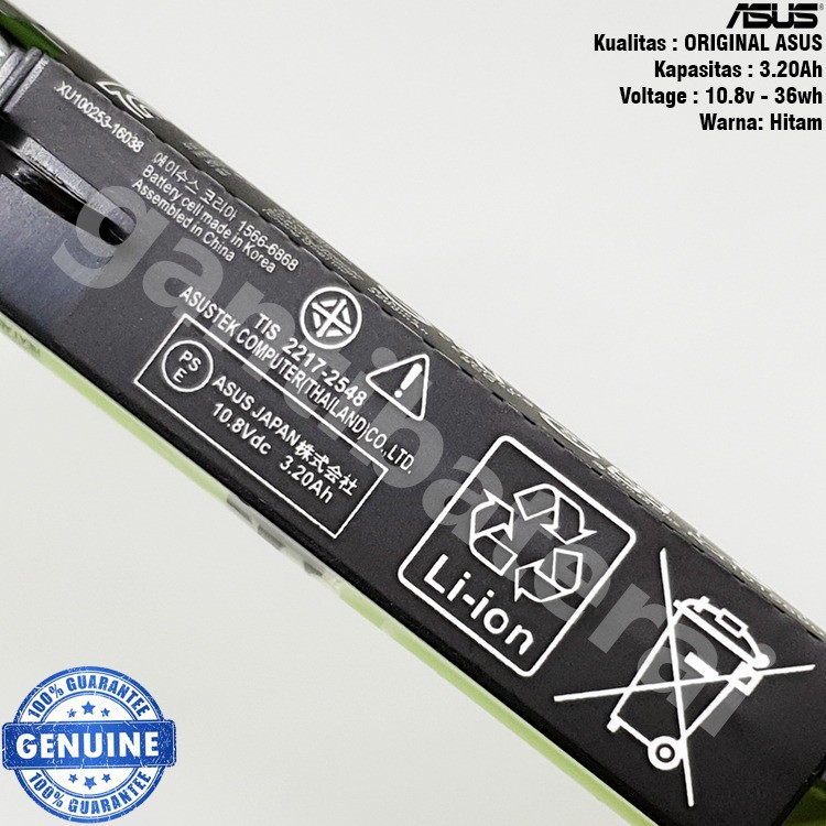 Baterai Laptop Asus X441 X441ba X441ma X441na X441sa A31N1537-2