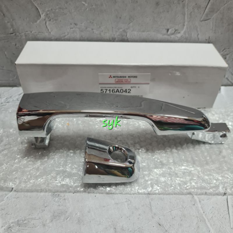 HANDLE PINTU DEPAN LUAR +COVER (CHOROME)TRITON 2.5