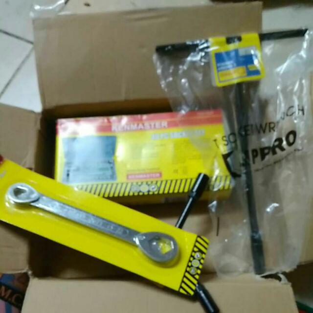 Kunci Sock Set 40 Pcs & Kenmaster Kunci Ring Pas Toolkit Snap N Grip