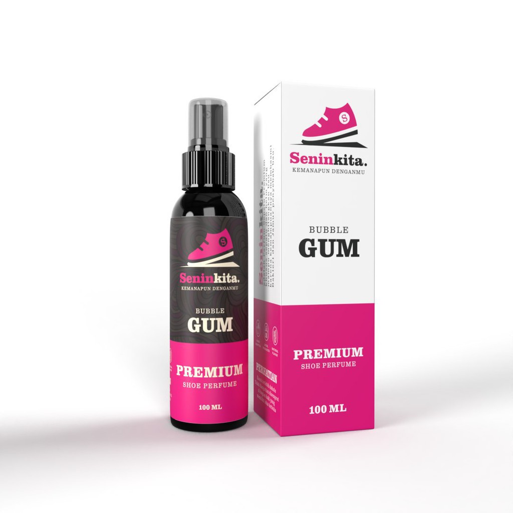 Pembersih Parfum Sepatu Helm Anti Bau & Bakteri Pengharum Pewangi Perawatan Sepatu Helm {Seninkita.}-Bubble Gum