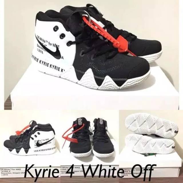 Sepatu Basket Kyrie 4 White Off