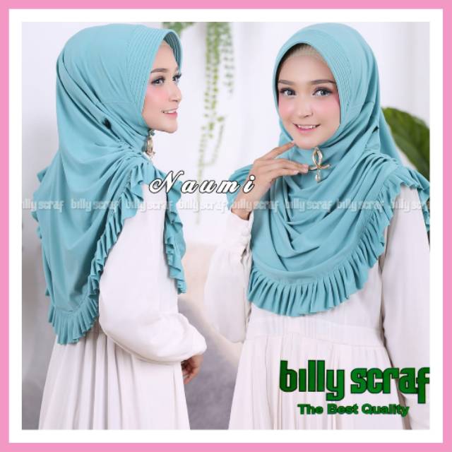 [ORI BILLY] HIJAB NAUMI ORIGINAL BY BILLY SCARF