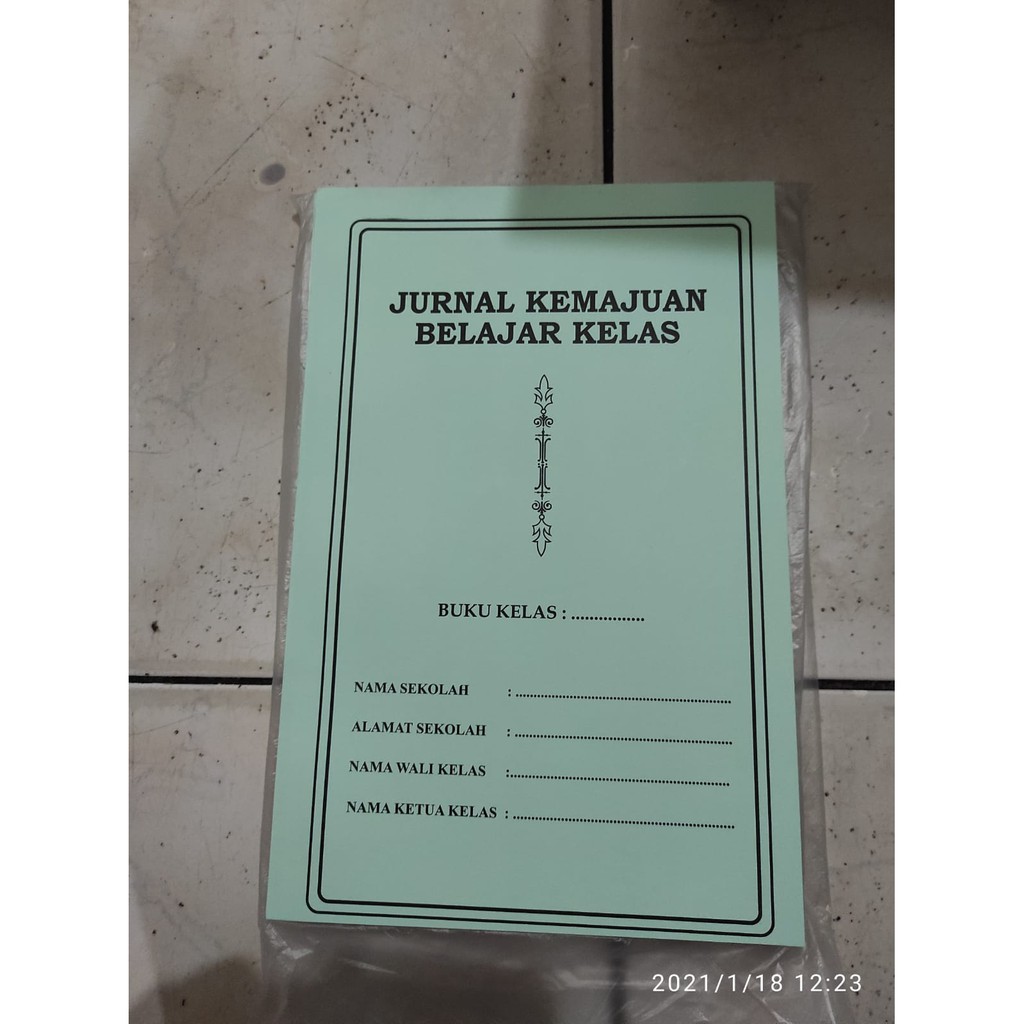 BUKU JURNAL KEMAJUAN KELAS