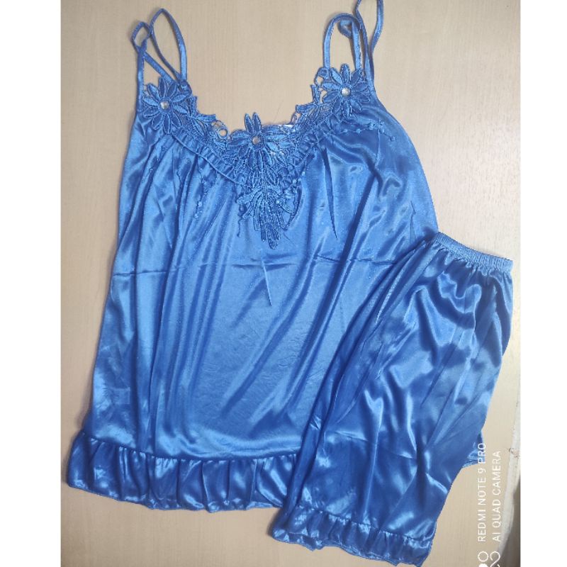 Baju Tidur HP Sexy Satin Tricot Import