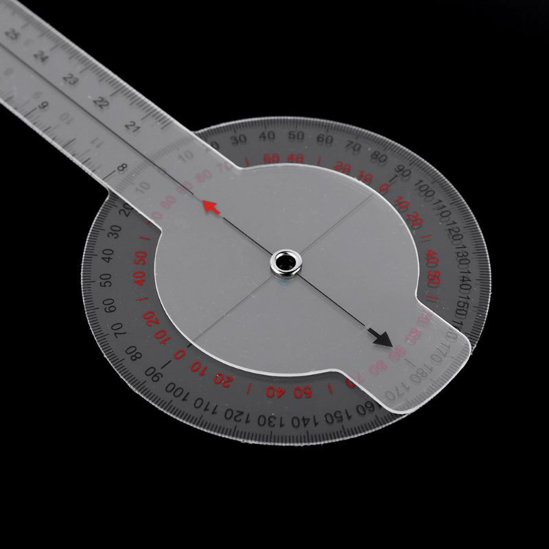 CRE  13inch 33cm Goniometer Medical Joint Ruler Calibrated Orthopedics Spinal Finger Angle Ruler Protractor