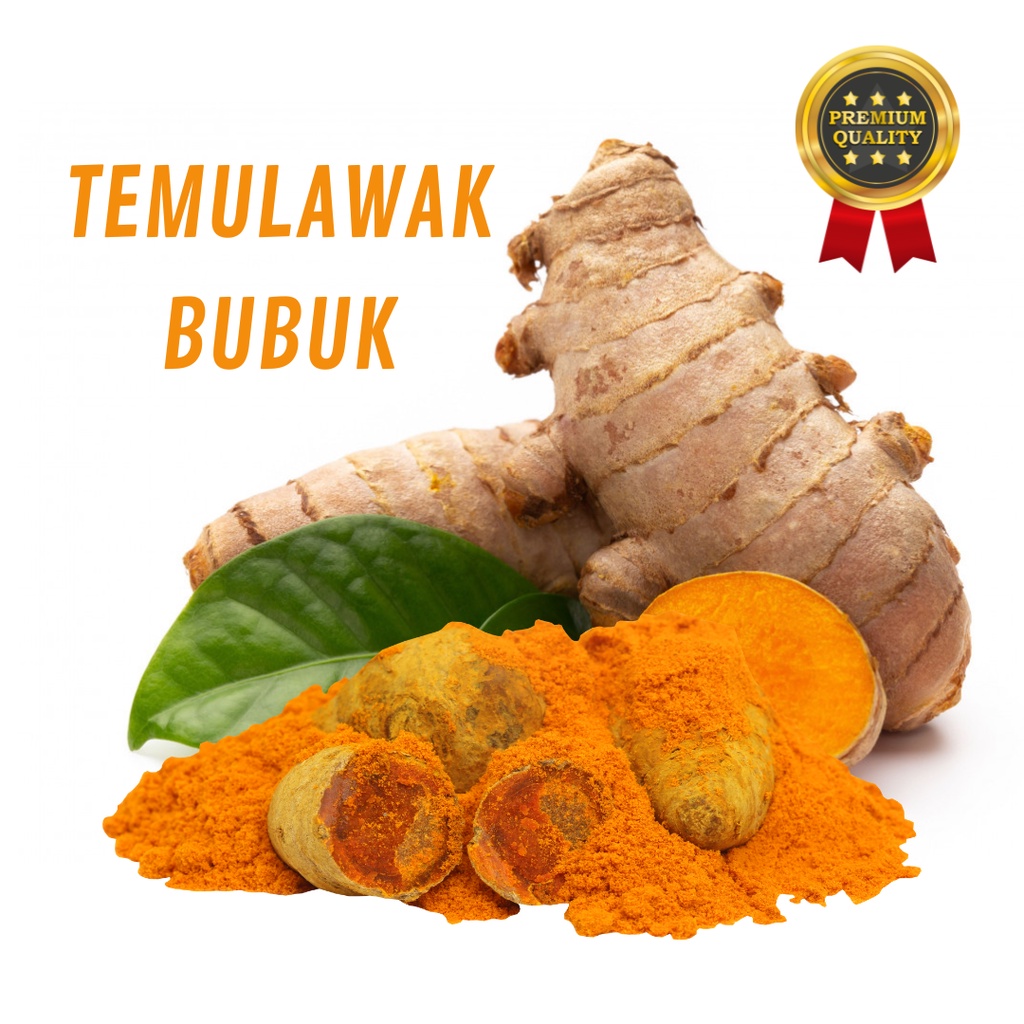 

Temulawak Bubuk Premium 100 gr Herbal Berkhasiat Original 100%