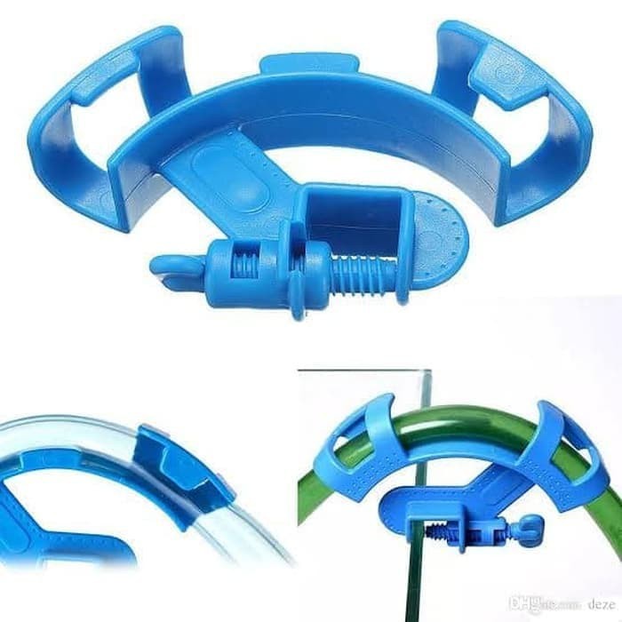 Hose Holder Penjepit Selang Aquarium Clamp Penyangga Akuarium