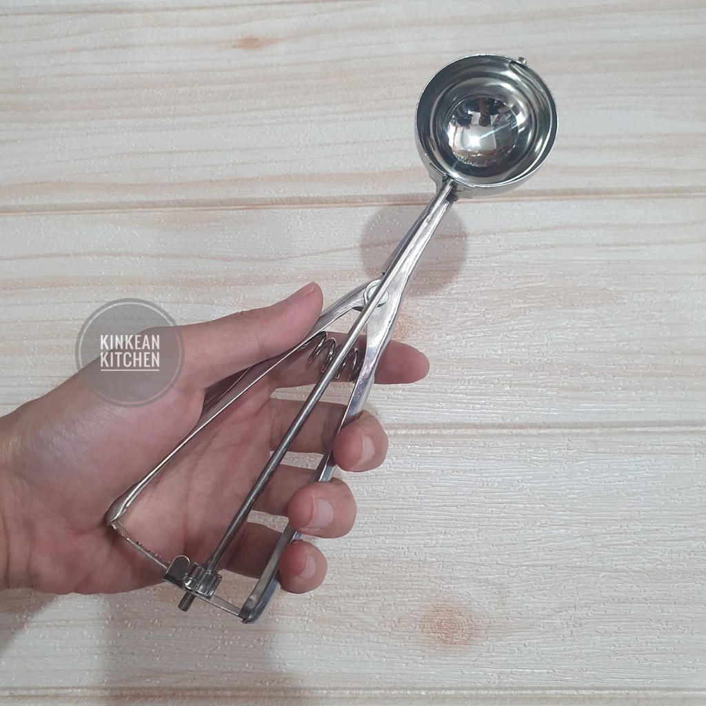 sendok scoop ice cream stainless steel