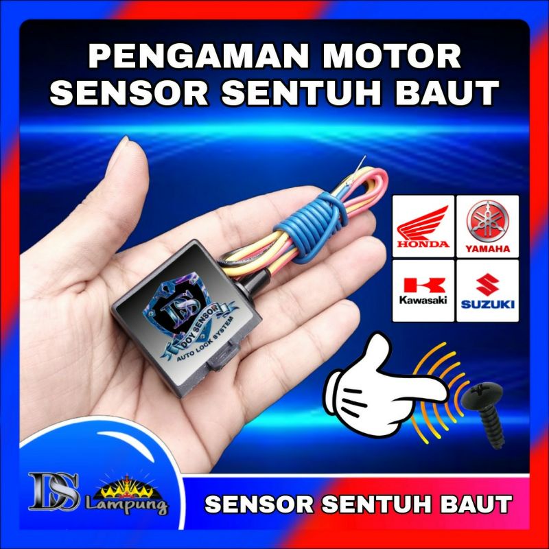 Pengaman Motor Sensor Sentuh, Kunci Rahasia Motor, Anti Maling-1