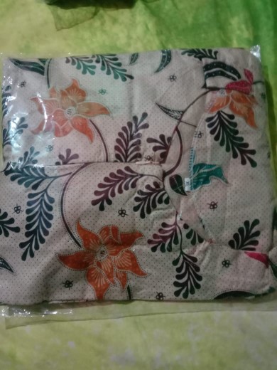 Tey-17 Batik Wanita Asj Sa Hrb026 Kenongo Kemeja Tosca Pendek