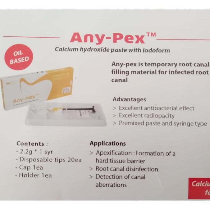 ANY-PEX CALCIUM HYDROXIDE PLUS IUDOFORM