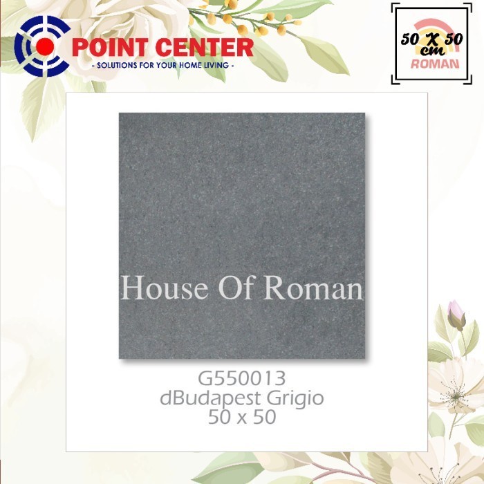 TERMURAH ROMAN KERAMIK 50 X 50 G550013 DBUDAPEST GRIGIO GOL A