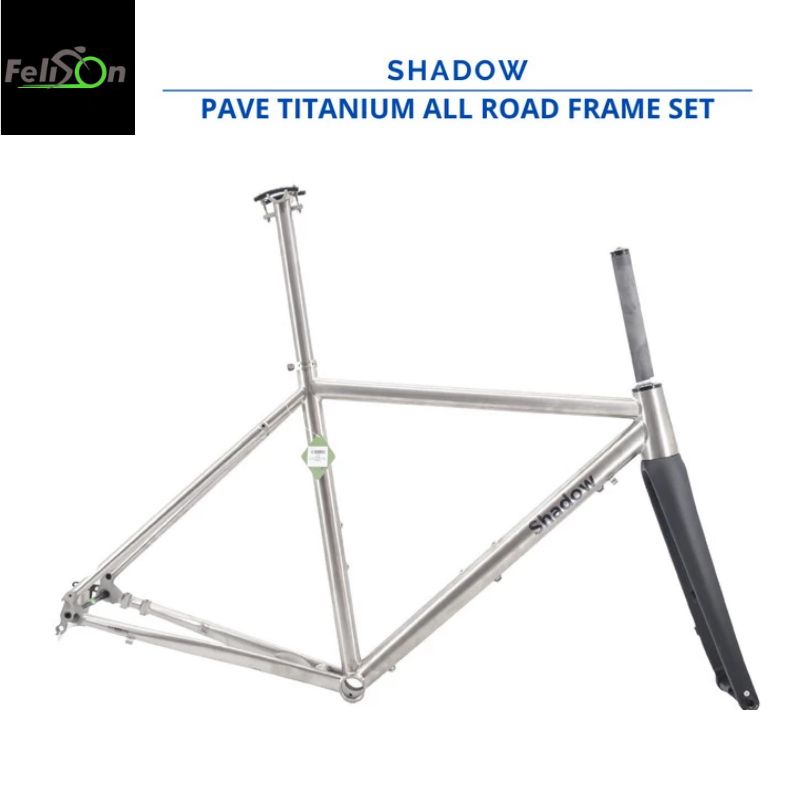 Frame Roadbike Shadow Pave Titanium All Road Frame Set