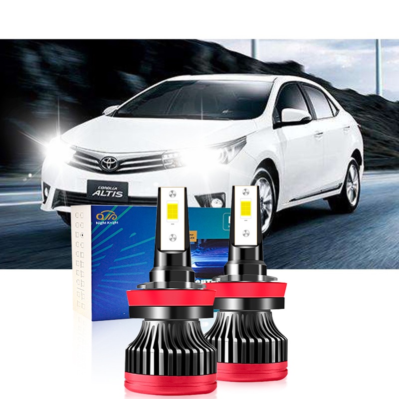 2 Pcs for TOYOTA ALTIS 2013-2018 (前大灯) H11 LED Light Car Headlight Auto Head light Lamp 6000k White Light Head Light Bulb Headlamp Accessories