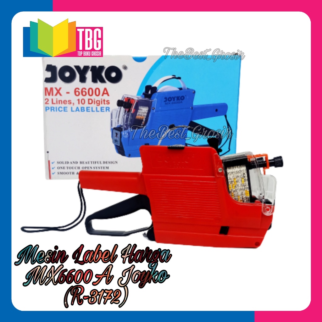 

1 PCS MESIN LABEL HARGA MX-6600A JOYKO / PRICE LABELLER JOYKO / MESIN TAG (R-3172)
