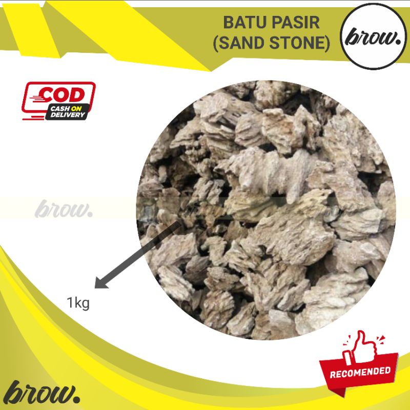 BATU PASIR AQUASCAPE SANDSTONE HARDSCAPE AQUARIUM