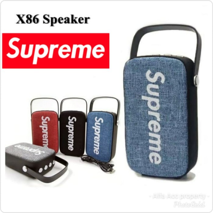 Speaker Bluetooth SUPREME Mini Wireless Portable Praktis High Quality Grosir X86