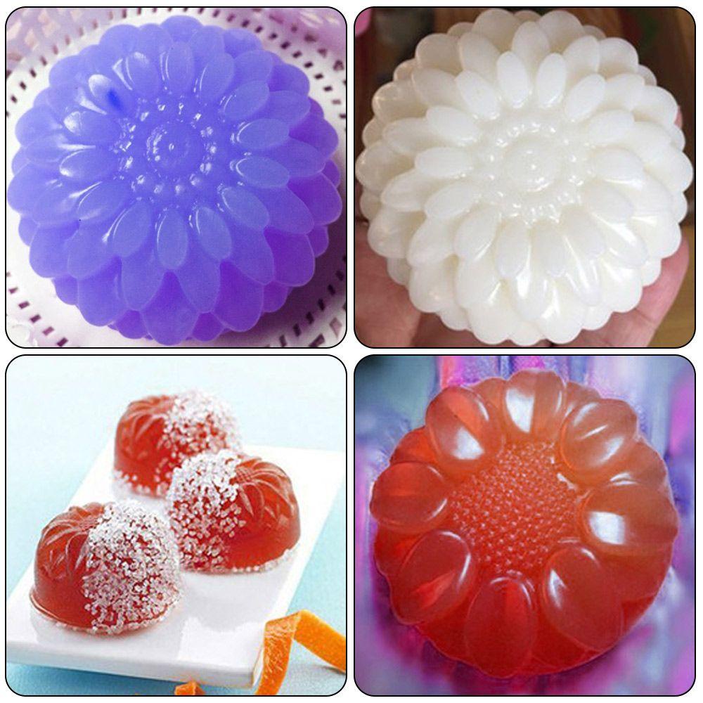 Cetakan Sabun Silikon Nanas Multi Fungsi Membuat Perlengkapan Bunga Kupu-Kupu Handmade 6rongga Soaps Supplies