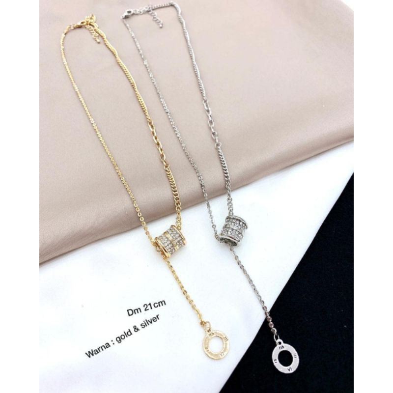 Kalung Rantai Silver925 Perak Platgold Premium Quality Anti karat anti alergi Ans29