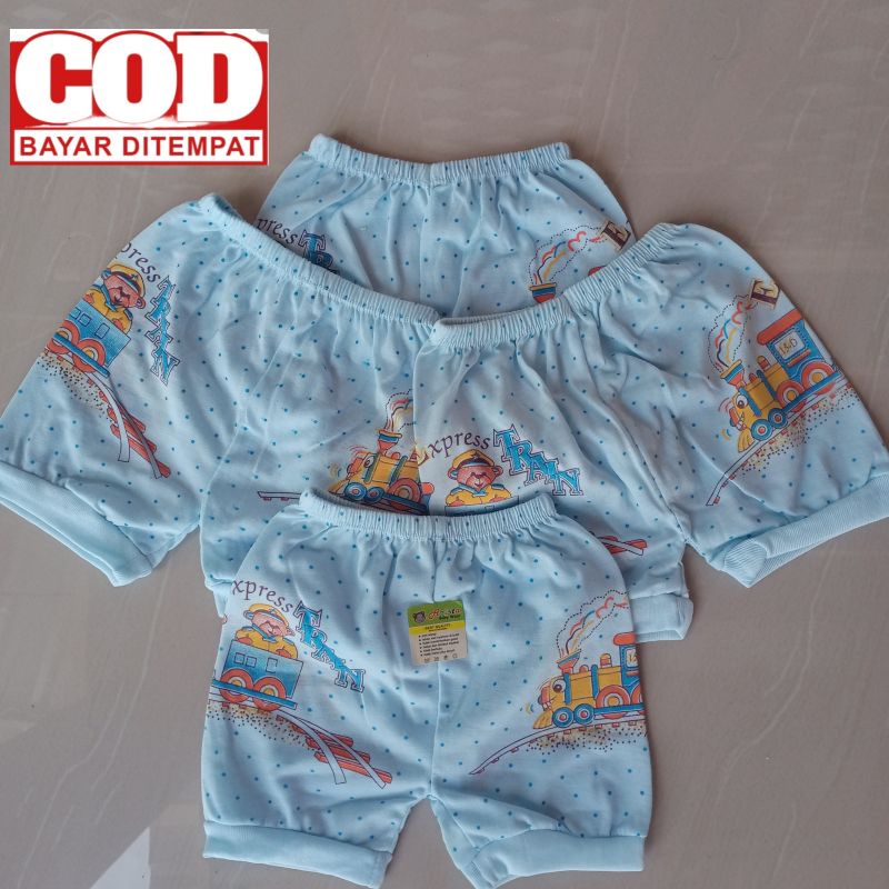 celana bayi PENDEK sablon 12pcs