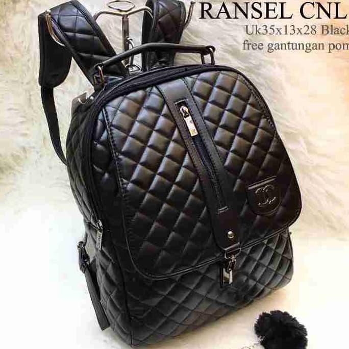 Yuk Di Order Kakak.. Ransel Chanel(Tas Bag,Tas Fashin Wanita,Tas Import,Tas Ransel Sekolah)