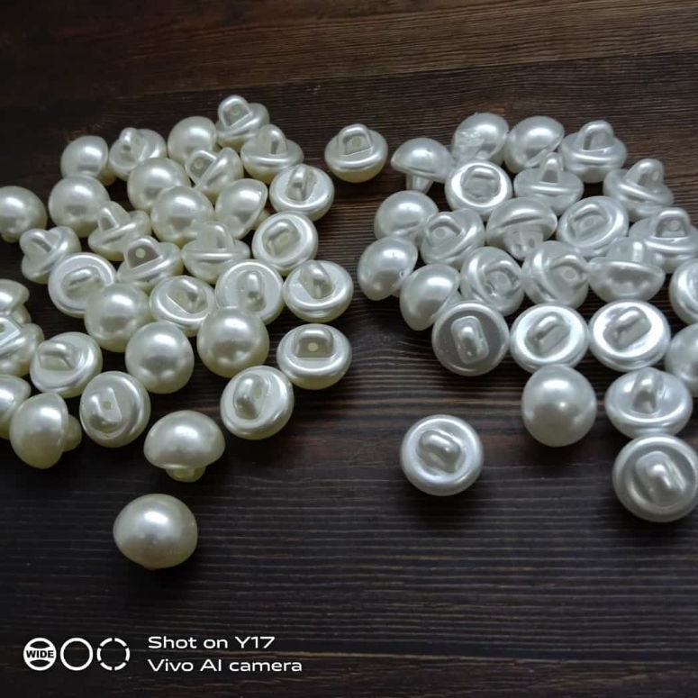 kancing jamur mutiara/kancing jamur/kancing mutiara