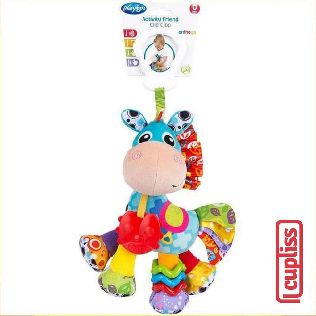 Playgro 122144 Activity Friend Clip Clop Mainan Bayi