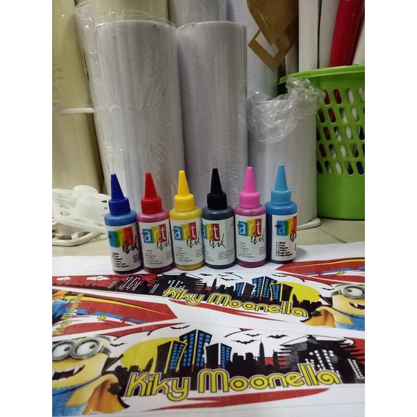 

Tinta AP ArtPaper Epson untuk Sticker Vinyl Inkjet Sablon Transferpaper Photopaper Cetakan