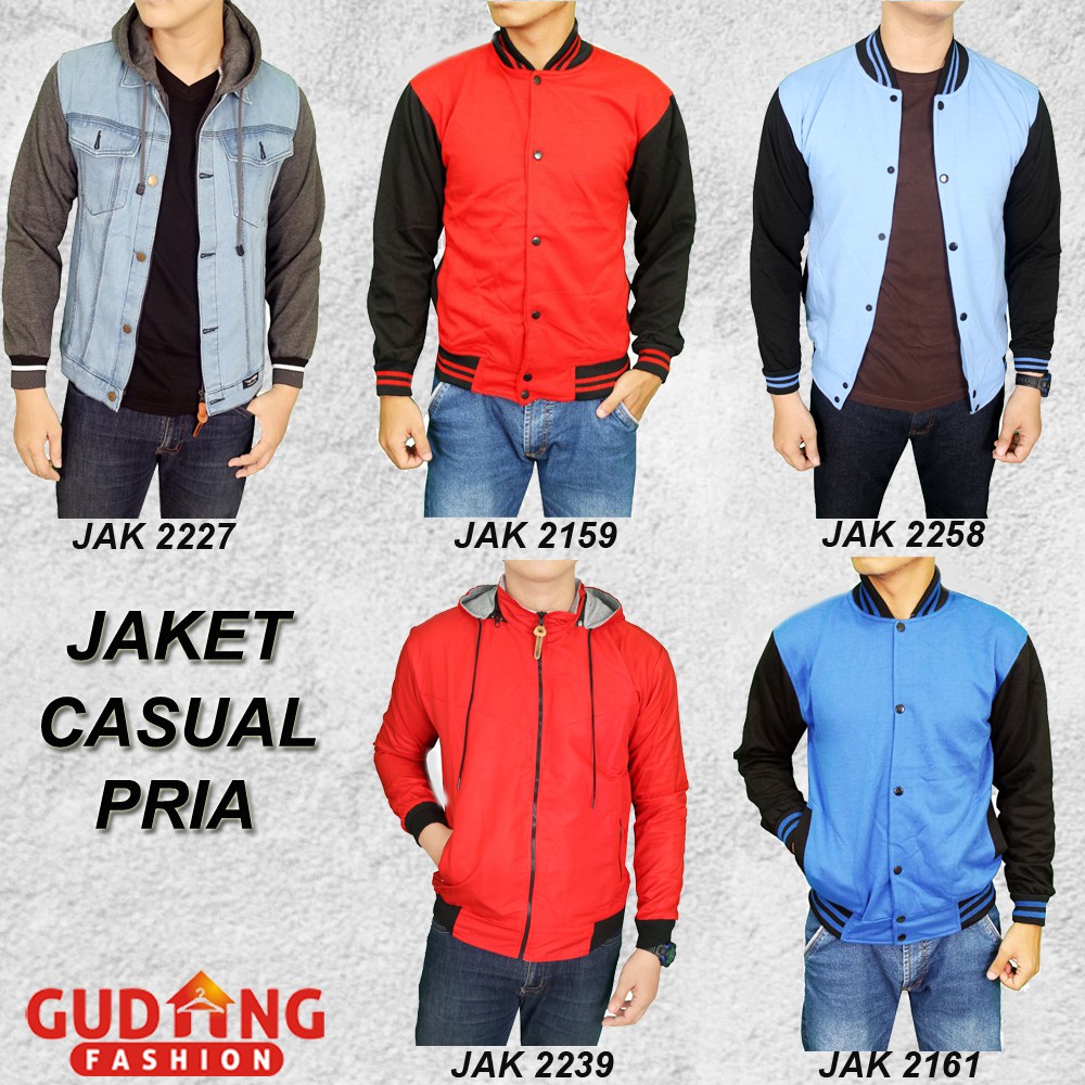 Jaket Casual Pria Keren (COMB)