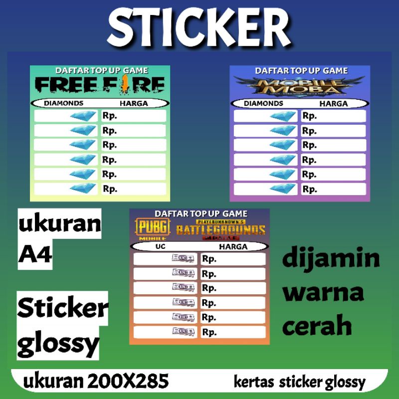 

STICKER DAFTAR HARGA KONTER DAN PHONCEL S42H