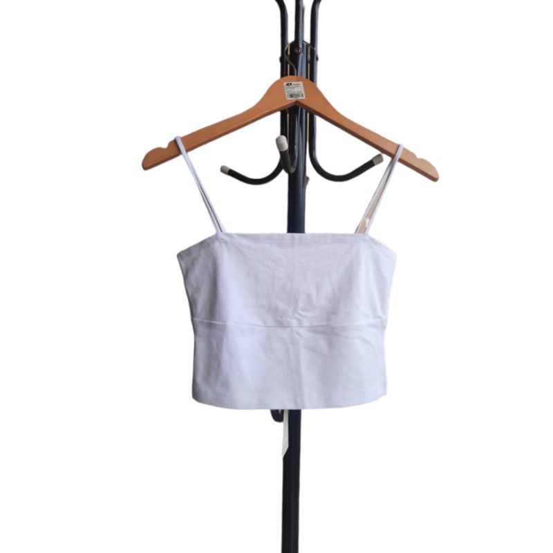 NEW BARU LIMITED EDITION UNIQ WHITE PUTIH CROP TOP WITH BOW ON THE BACK BY ZARA / ORIGINAL / BRANDED